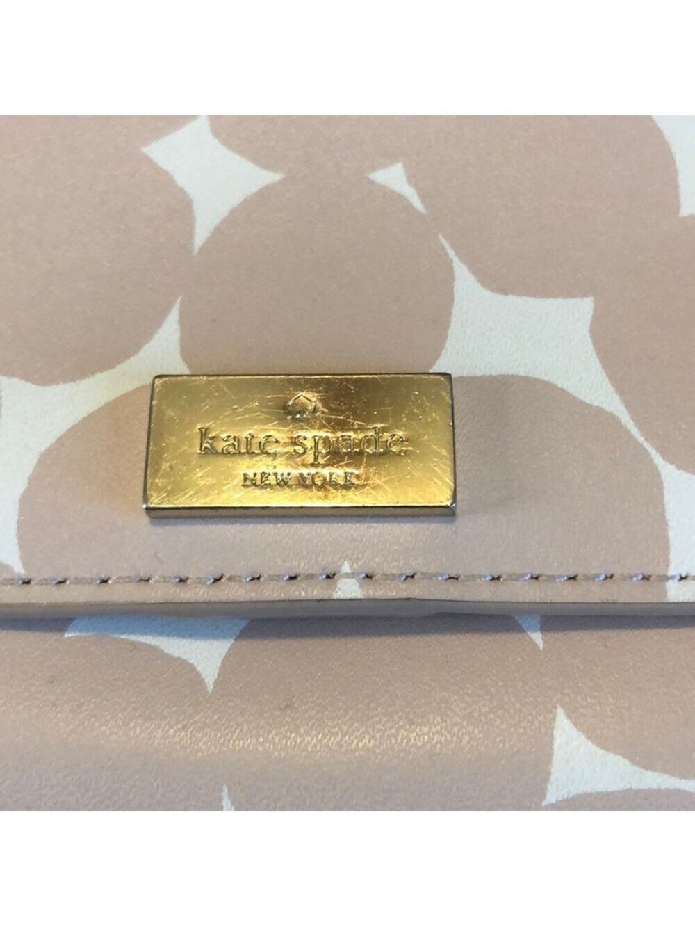 Kate Spade New York Putnam Drive Splodge Cyra Dot Large Flap Wallet - Picture 2 of 12